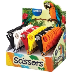 Tisores Escolars Centrum Zoo 13 Cm. Assortides Expositor De 30