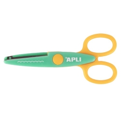 Tisores Apli Creativa Dentada 13,5Cm.