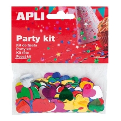 Confetti Apli Cors Color 15 Mm Bossa 14 Gr