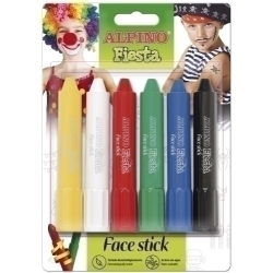 Maquillatge Alpino Festa Face Stick Barra De 5 Gr. Blister De 6 Assortiment