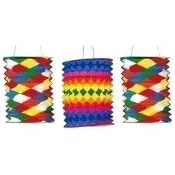 Fanals Cilindrico Decorats Assortits Diam. 15Cm Pack 12 Uts