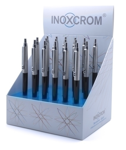 Bolígraf Inoxcrom Soul Expositor De 18