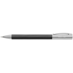 Portamines Faber-Castell Ambition (0,7) Metall Crom.I Resina Negra