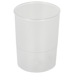 Porta Llapis Plastic Rodó Cristall