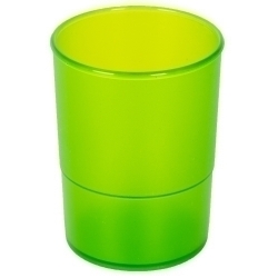 Porta Llapis Plastic Rodó Traslluït Kiwi