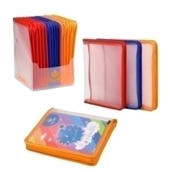 Carpeta Portadocuments Fitxer Pp Diagonal Fº Amb Cremallera I Butxaca 3 Col.Surt.