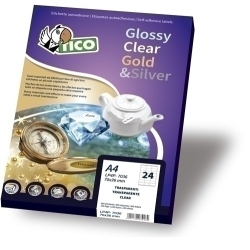 Etiquetes Adh.Impr.Tico A4 Blanca Brillant Laser Caixa 100H 210X297 Mm Rectangular 100 Uts.(Pg4-2102