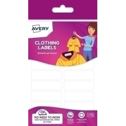 Etiqueta Escolar Avery Per Teixit 45X13 Mm Blister De 36