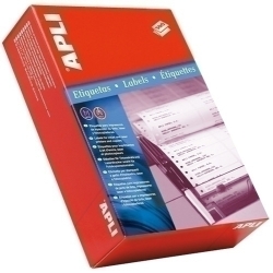 Etiquetes Adh.Impr.Continu Apli Caixa 500H Sortida 1 Blanques 137,2X74,1 Mm 2.000 Uts.(00073)