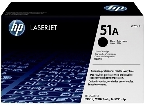 Tòner Hp Q7551A Nº51A Laserjet 3027/3035/3005 Negre 6.500 Pàg.