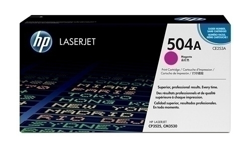 Tòner Hp Ce253A Nº504A Laserjet Cp3525 Magenta 7.000 Pàg.