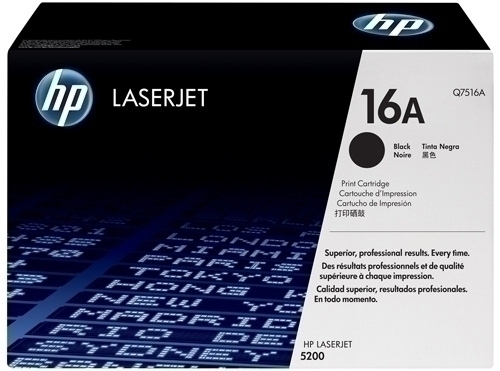 Tòner Hp Q7516A Nº16A Laserjet 5200 Negre 12.000 Pàg.