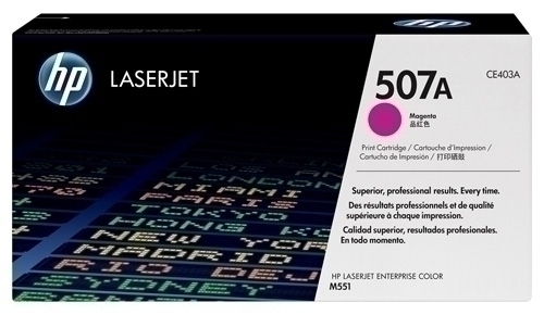 Tòner Hp Ce403A Nº507A Laserjet Enterprise M551N Magenta 6.000 Pàg.