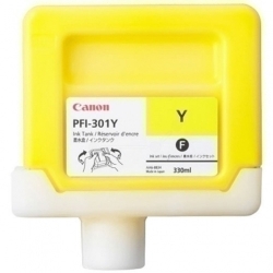 Cartucho Inkjet Canon Pfi-301Y Imageprograf Ipf8000/Ipf8000S/Ipf9000 Amarillo Pigmentado 330 Ml. (14