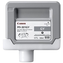 Cartucho Inkjet Canon Pfi-301Gy Imageprograf Ipf8000/Ipf8000S/Ipf9000 Gris 330 Ml. (1495B001Aa)