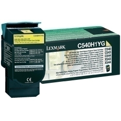 Tòner Lexmark C540H1Yg C540/543/544/X543/544 Groc (2.000 Pàg.)