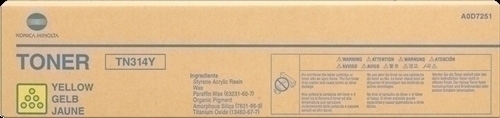 Tòner Konica-Minolta Tn-314Y Bizhub C353/355 Groc 20.000 Pag.