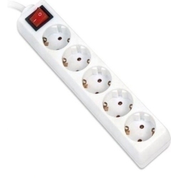 Endoll Protector 6 Sortides (Regleta) Cable 5 Metres