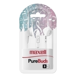 Auriculares Maxell De Boton Blanco M671