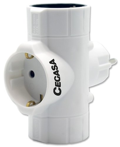 Endoll Adaptador Cegasa 3 Tomas Schuko