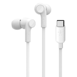 Auriculars Belkin De Boton Amb Connector Usb-C Microfon Integrat Blanc