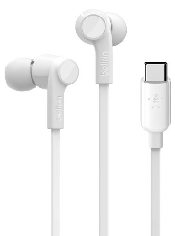 Auriculars Belkin De Boton Amb Connector Usb-C Microfon Integrat Blanc