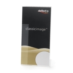 Expositor Sobretaula En Forma De L 1/3 D'A4 Vertical Cristall