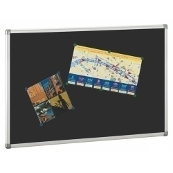 Tauler Suro Faibo Solido Entapissat Marc Alumini 90X120 Cm Negre