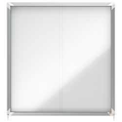 Vitrina Nobo D'Interior Blanca Magnètica Per a 12 Fulles A4