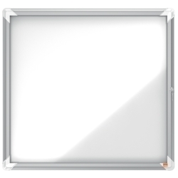 Vitrina Nobo D'Exterior Blanca Magnètica Per a 6 Fulles A4