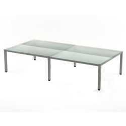 Taula Rocada Executive 163X320 Estructura Alumini Tauler Vidre