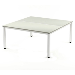 Taula Rocada Executive 360X163 Estructura Blanc Tauler Melamina Gris