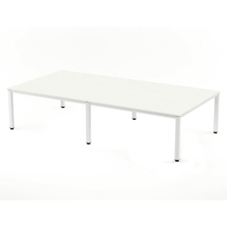 Taula Rocada Executive 360X163 Estructura Blanc Tauler Melamina Blanc