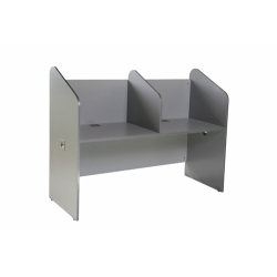 Callcenter Rocada Doble 166X132X65 Estructura Alumini Taulers Gris