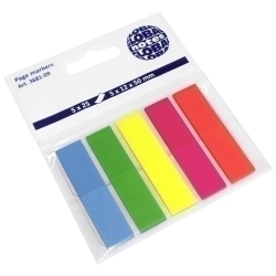 Banderetes Adhesives 12X44 Pack De 5 (Blau-Verd-Groc-Taronja-Rosa)