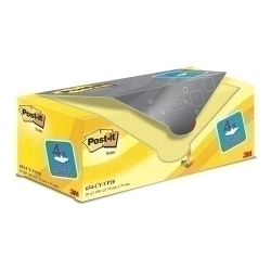 Taco Notes Post-It 654 76X76 Groc Canari Pack De 20 (16+4)