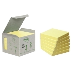 Taco Notes Post-It Reciclats 654 76X76 Groc 100H Torre De 6