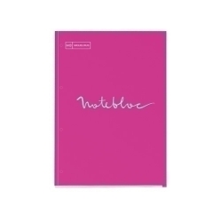 Recanvi Miquelrius Emotions Notebook 1 A4 80H 90G Reciclat Encolat 4 Trepants Quadric.5X5 Magenta