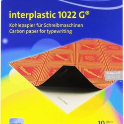 Paper Carbon Pelikan Interplastic 1022G A4 Caixa De 10 Negre
