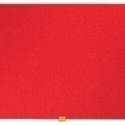 Tauler Feltre Nobo Panoramica 40" (900X510 Mm) Vermell Brillant